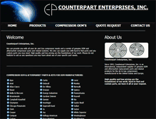 Tablet Screenshot of counterpartinc.com